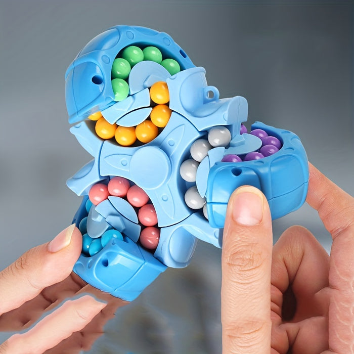 2-in-1 STEM Rotating Magic Bean Cube &nFidget Spinner Toys 2-in-1 - Lovin’ The Beauty 