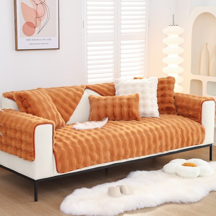 Warm Sofa Bubble Plush Pillowcase Pillow - Lovin’ The Beauty 