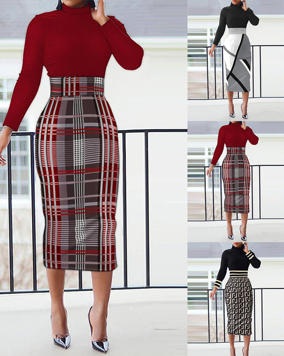 Autumn Fashion Print New Dress Women - Lovin’ The Beauty 