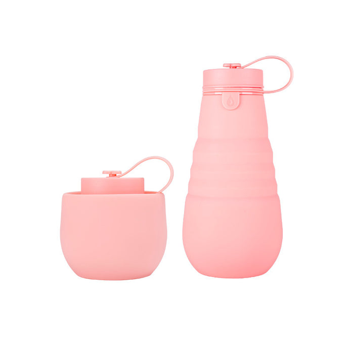 Portable Retractable Silicone Drinking Bottle - Lovin’ The Beauty 