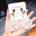 Hand-Woven Large White Flower Earrings - Lovin’ The Beauty 
