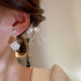 Silver Needle Hand-Made Design Pearl Flower Stud Earring - Lovin’ The Beauty 