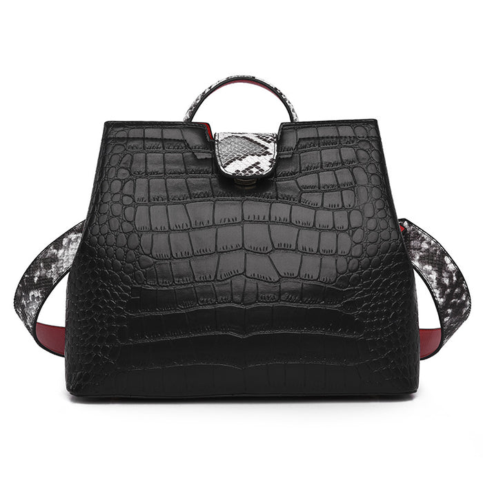 Crocodile Design Fashionable Handbag - Lovin’ The Beauty 
