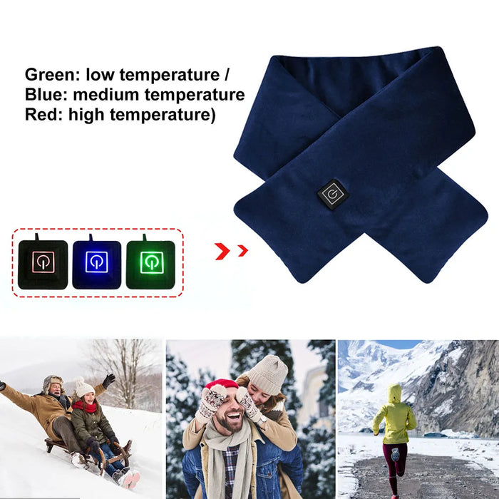 USB Heating Neck Scarf with Adjustable Gears - Lovin’ The Beauty 