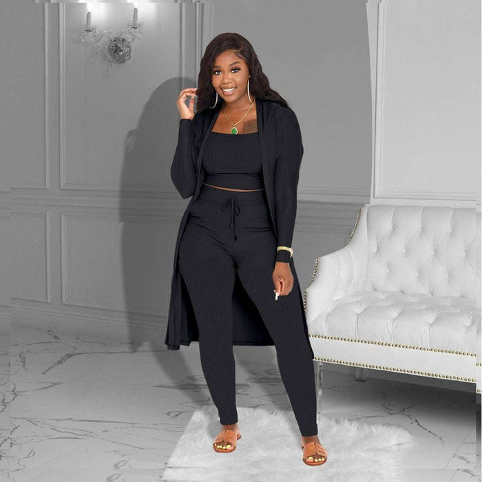Women's Fashion Solid Three - piece Suit - Lovin’ The Beauty