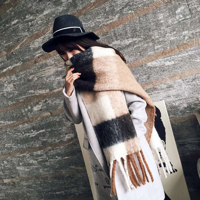 Women's Korean - Style Long Scarf Tassel - Lovin’ The Beauty
