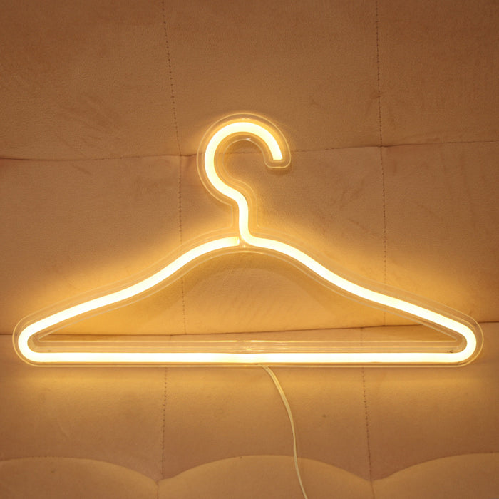 LED Neon Light Sign Clothes Stand USB Powered Hanger - Lovin’ The Beauty 