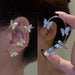 Zircon Butterfly Ear Cuff Earrings - Lovin’ The Beauty 