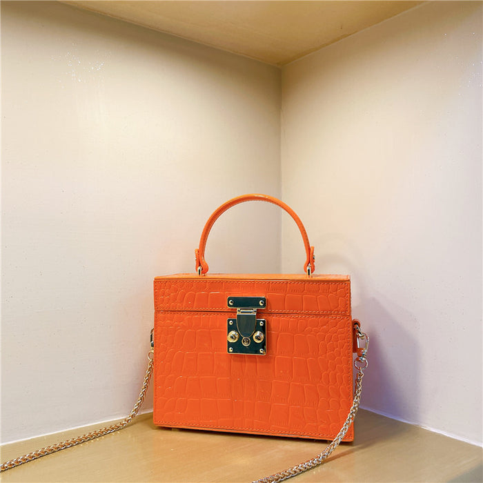 Vintage Leather Clutch Box Bag - Lovin’ The Beauty 