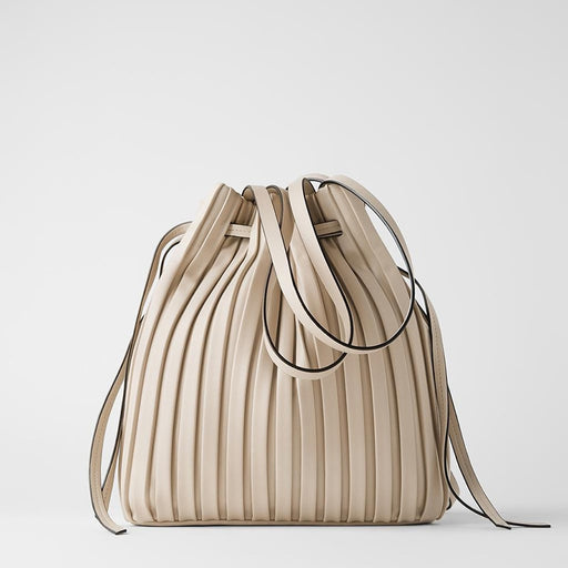 Bucket Pouch Luxury Leather Handbag - Lovin’ The Beauty 