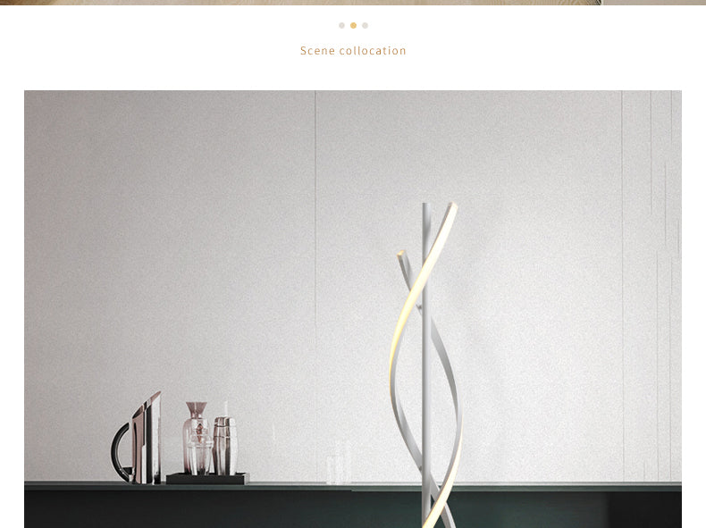 Elegant Spiral Floor Lamp - Lovin’ The Beauty 