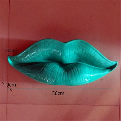 Abstract 3D Big Lips Sculpt Stereo Wall Hanging Geometry Home Decor - Lovin’ The Beauty 