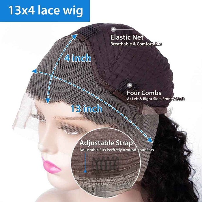 Ginger Body Wave Lace Front Wig In Stock Orange Big Wave Lace