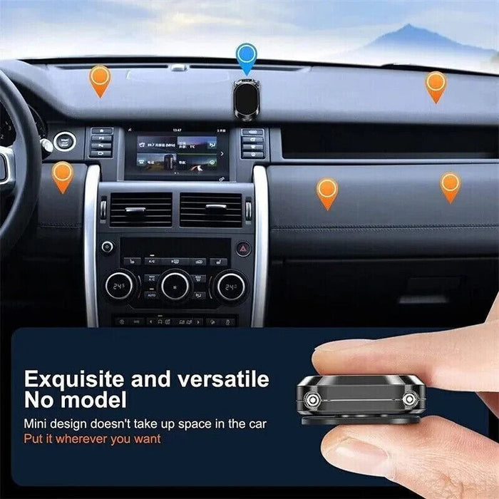 Magnetic Phone Holder For Car, Dashboard Car Phone Holder Mount Magnetic Stainless Steel Car Phone Holder - Dashboard Mount, Water-resistant, Rotatable - Lovin’ The Beauty 