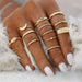 Enchanting Solstice Ring Crown Four Leaf Clover Bow Alloy For Women