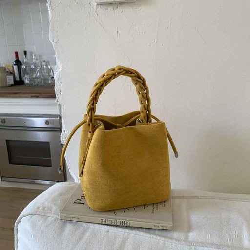 Matte Stitching Premium Affordable Luxury Fashion Suede Crossbody Bag