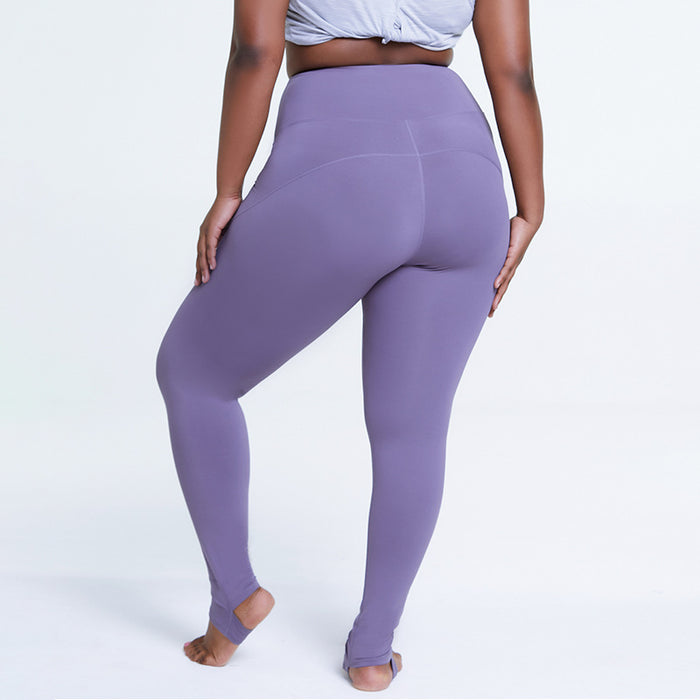 New Large Size Yoga Pants Skin-friendly Nude Fitness Pants - Lovin’ The Beauty 