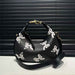 Stitching Soft Leather Hobos Cute Simple Shoulder Crossbody Bag