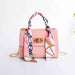 Women's Niche Versatile Candy-Colored Handbag With Silk Scarf Crossbody Strap