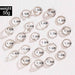 Fashionable Leaf Love Ring Set For Women Silver And Gold Plated Jewelry