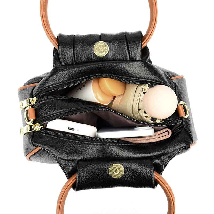 Pleated Crossbody Shoulder Bag For Women