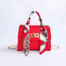 Women's Niche Versatile Candy-Colored Handbag With Silk Scarf Crossbody Strap