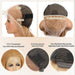 Human Hair Wig Front Lace All Real Hair 13 X4 Headgear