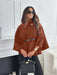 New Stand Collar Batwing Sleeves Cloak Top With Belt Ins Fashion Temperament Jacket Woolen Sweater Outwear For Women Clothing - Lovin’ The Beauty 