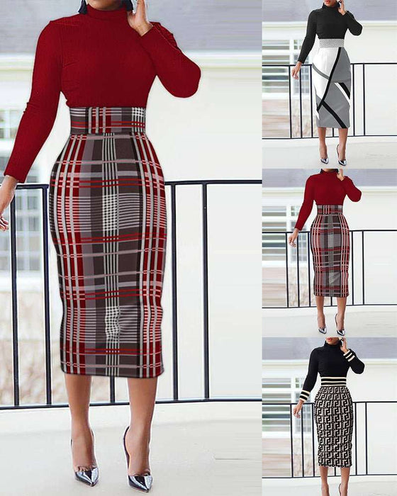 Autumn Fashion Print New Dress Women - Lovin’ The Beauty