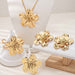 Vintage Floral Jewelry Set Personalized for Women Necklace Earrings Bracelet