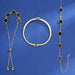 Lucky Five Petal Flower Lace Bracelet Set Three Piece For Women