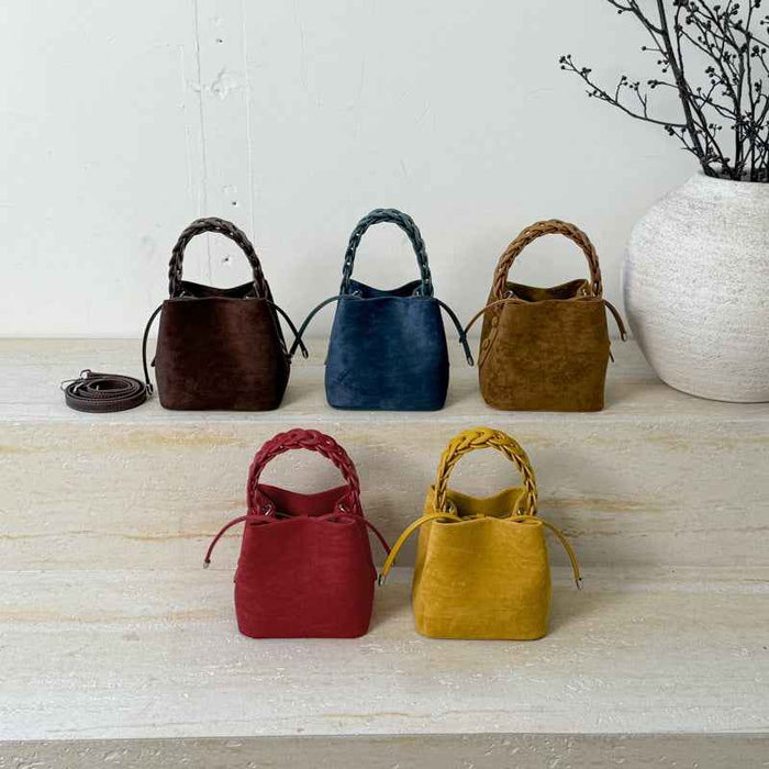 Matte Stitching Premium Affordable Luxury Fashion Suede Crossbody Bag