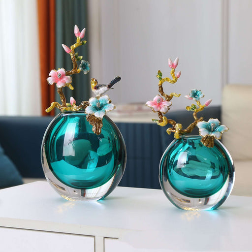 Enamel Neo Glass Frame Vase - Lovin’ The Beauty