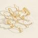 Openwork Flower Ring For Women Alloy Electroplated Glossy Jewelry