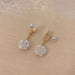 Silver Needle Hand - Made Design Pearl Flower Stud Earring - Lovin’ The Beauty
