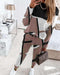 Stripe - Shape Pattern Casual Women's Sports Suit - Lovin’ The Beauty