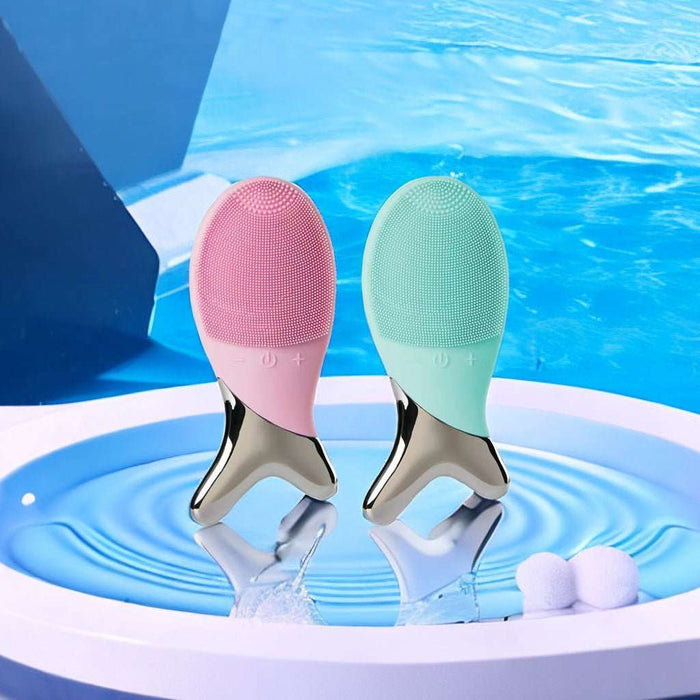 Waterproof High Frequency Vibration Pore Deep Cleansing Facial Cleaner - Lovin’ The Beauty