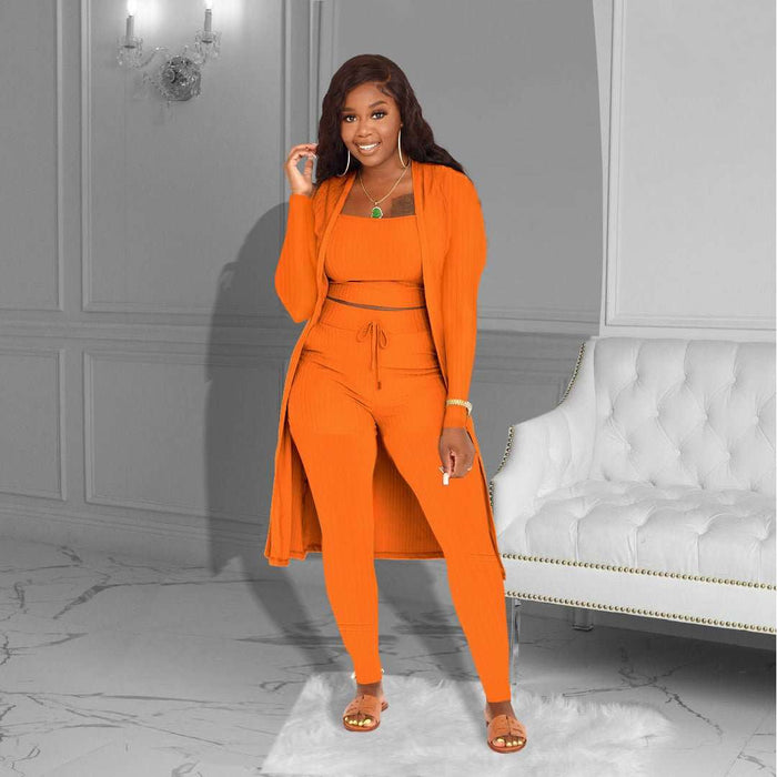 Women's Fashion Solid Three - piece Suit - Lovin’ The Beauty